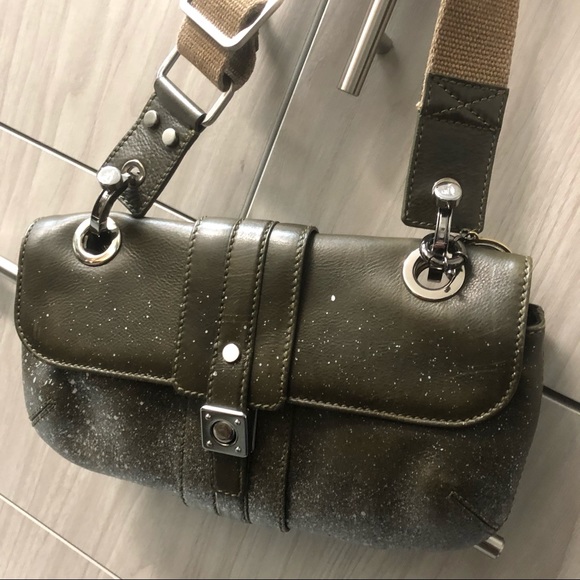 Lanvin leather shoulder clutch bag - Picture 3 of 15